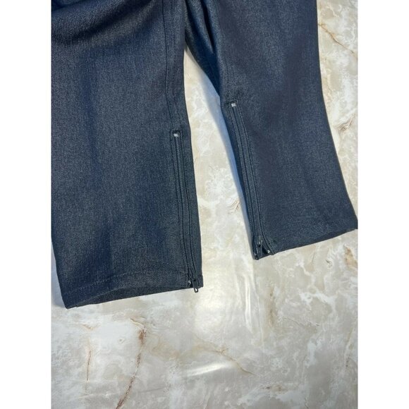 Centre Ville paris worn once ankle zip pants back pockets and front faux size 4 - Picture 8 of 8